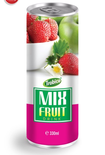 Mix fruit drink alu can 300ml
